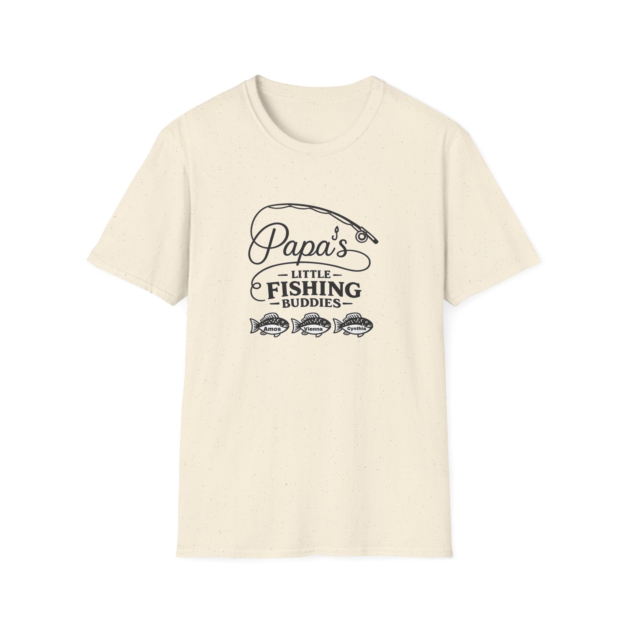 Papa's Little Fishing Buddies T-Shirt – Father-Child Fishing Tee