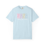 Nana Pastel Varsity T-Shirt — Soft Vintage Lettering Gift for Grandma (Mother's Day/Birthday)