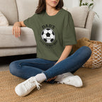 Dad's Little Football Buddy Tee -Add Name- Personalise