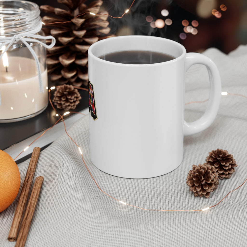 Grandpa Est. 2026 Plaid Coffee Mug — New Grandpa Gift