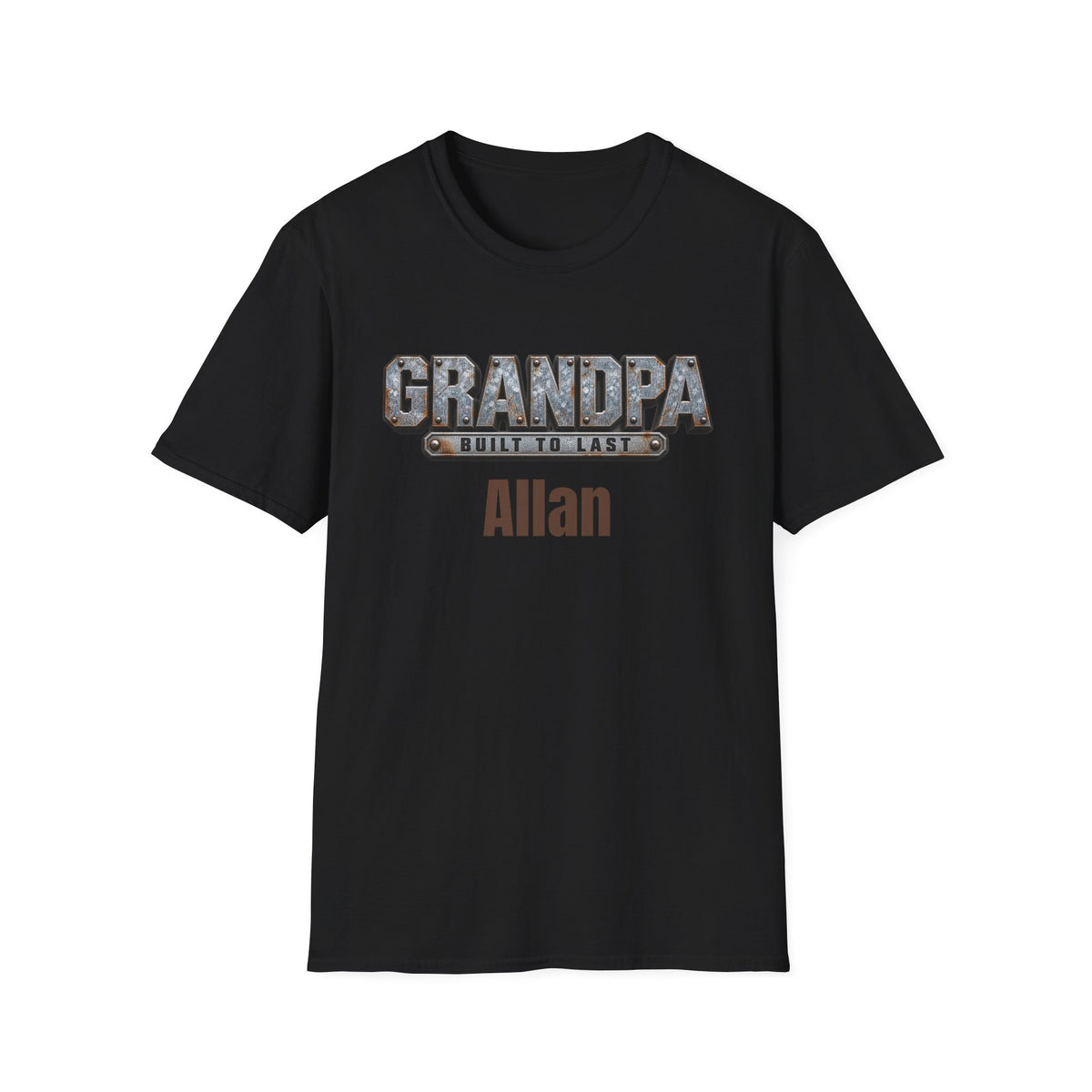 Grandpa "Built to Last" T-Shirt — Personalise