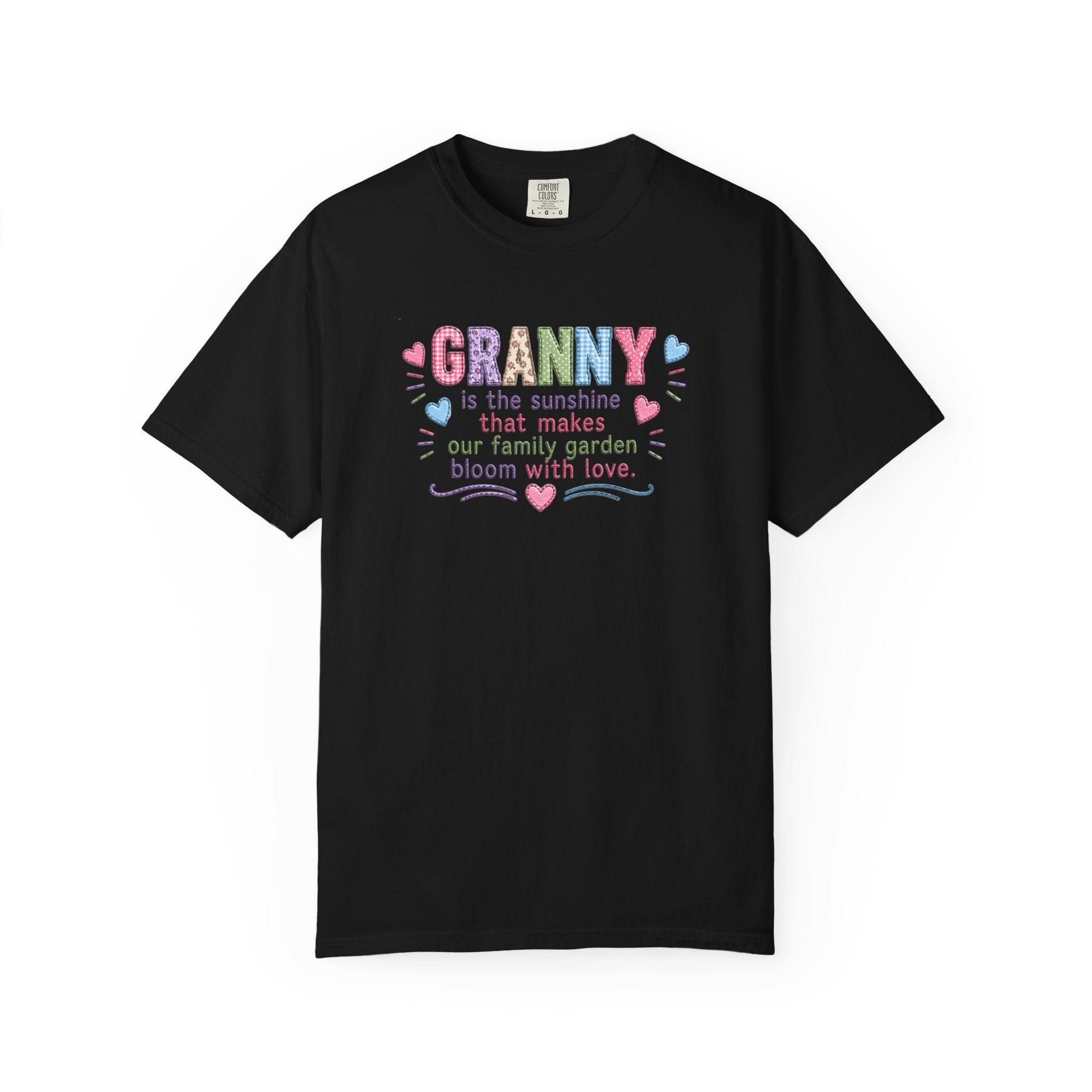 Granny Floral Tee — "Granny is the sunshine that makes our family garden bloom with love"