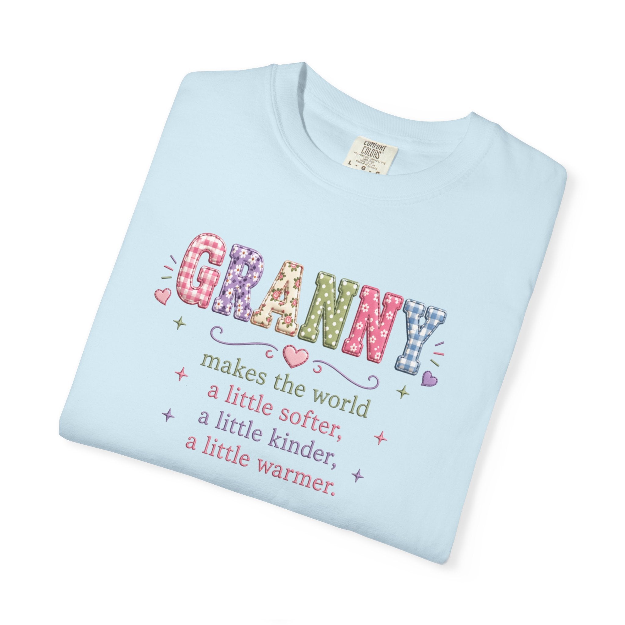 Granny Floral Graphic T-Shirt — "Granny makes the world a little softer, a little kinder, a little warmer"