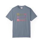 Mom Acronym T-Shirt — "M.U.M. Mess, Utter Chaos, Mini-Hugs" Cute Mom Graphic Tee
