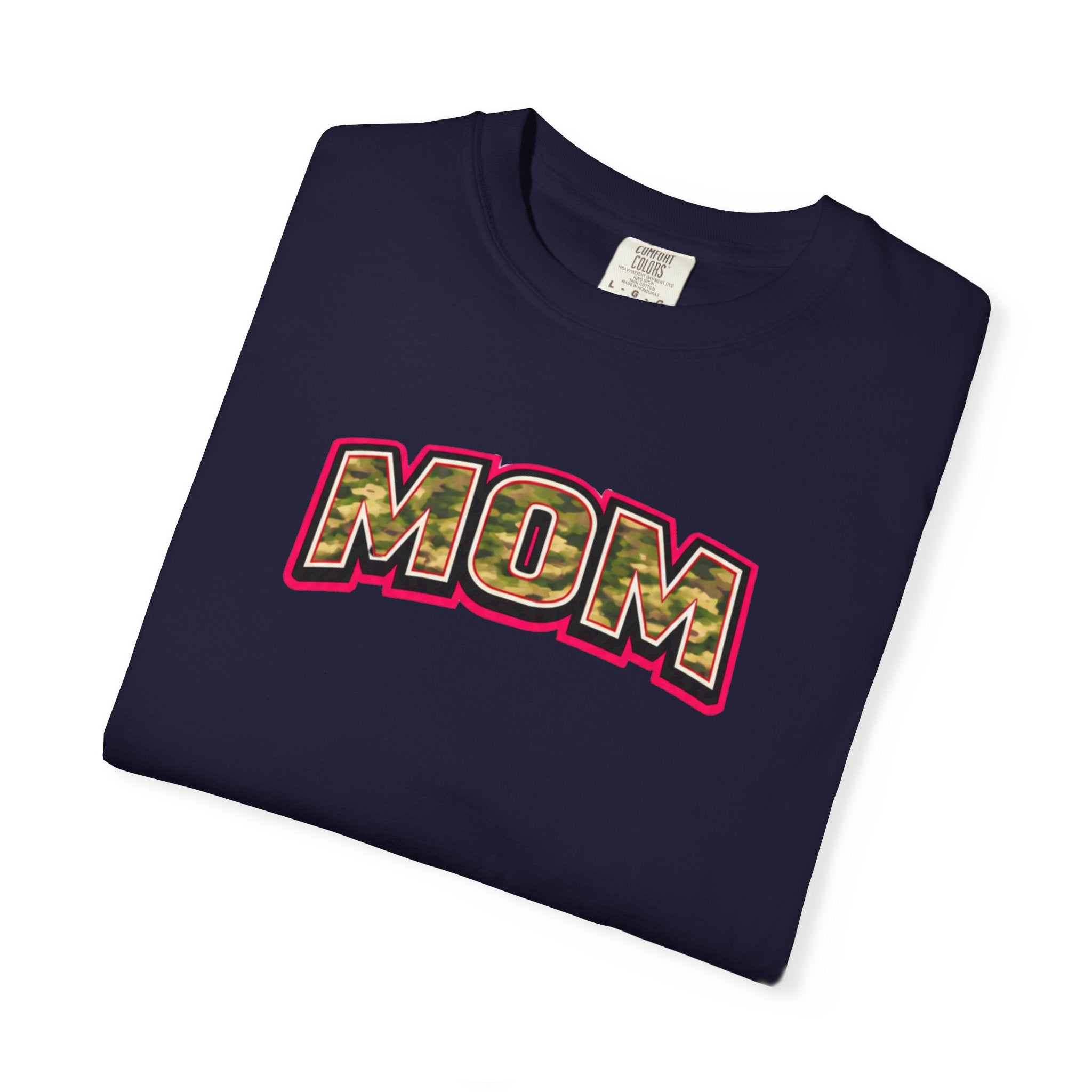 MOM Camo Patch Graphic T-Shirt