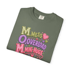 T‑Shirt — "Moms Overload Mini-Hugs" Cute Colorful Graphic Tee