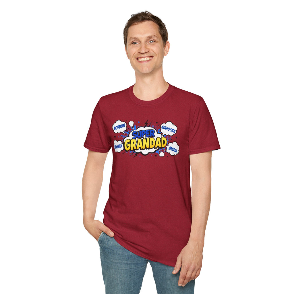 Super Grandad Comic-Style T-Shirt
