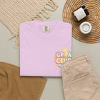 T-Shirt — "Gran Club" Retro Floral Badge Tee