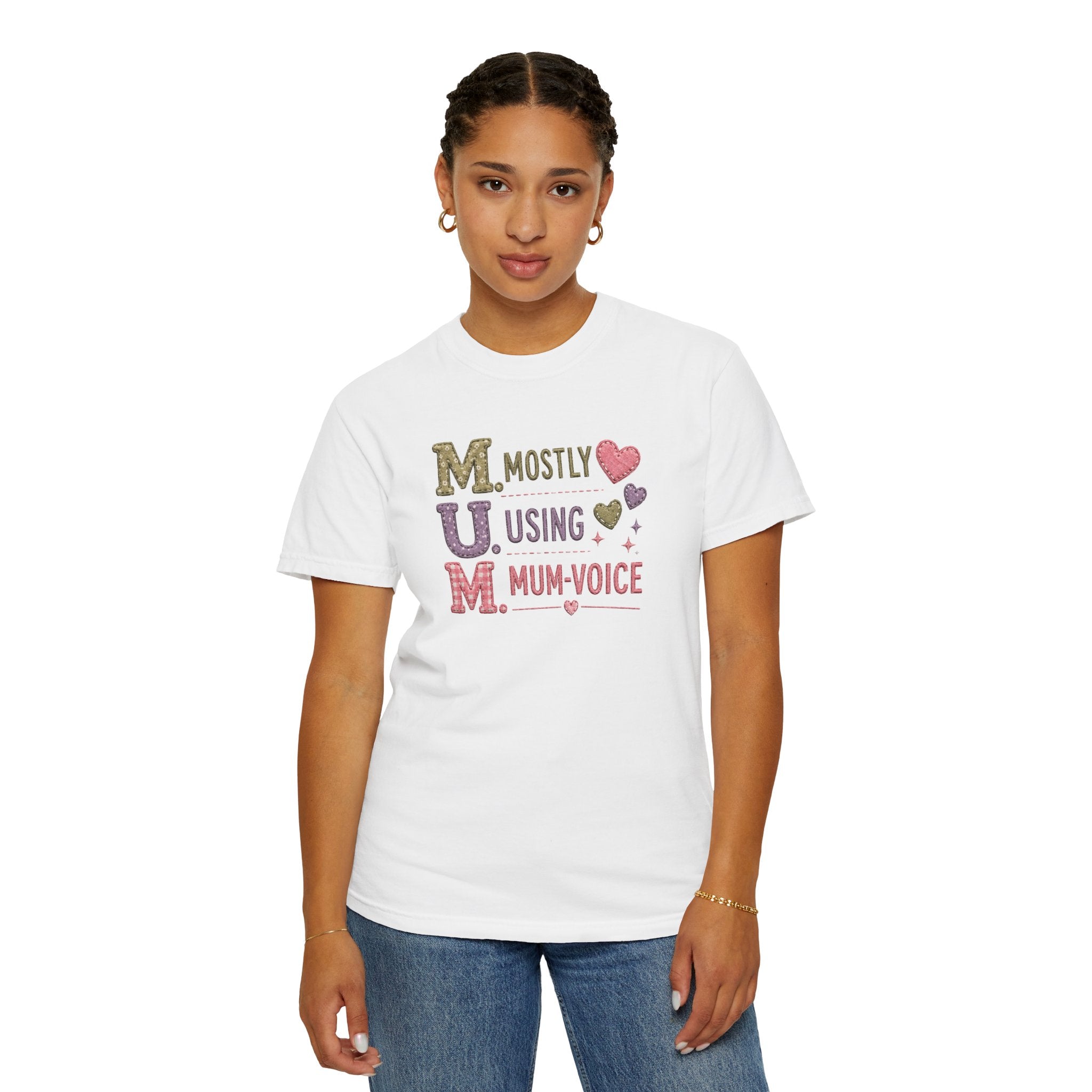 MUM Mostly Using Mum-Voice T-Shirt — Funny Mother's Day Mom Tee