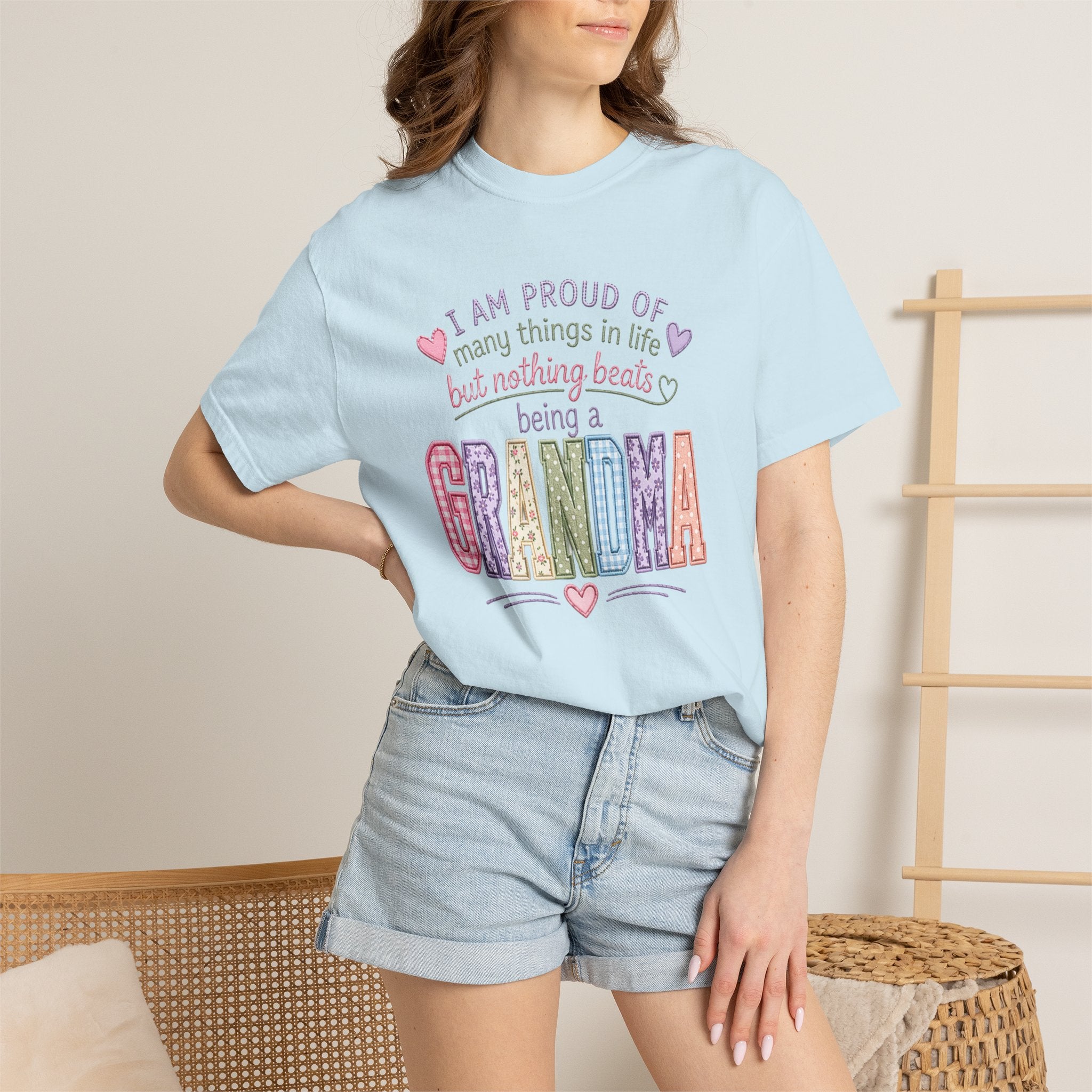 Grandma Pride T-Shirt – "I Am Proud of Many Things in Life but Nothing Beats Being a Grandma"