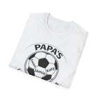 T-Shirt — "Papa's Little Football Buddies" Personalized Soccer Dad Tee