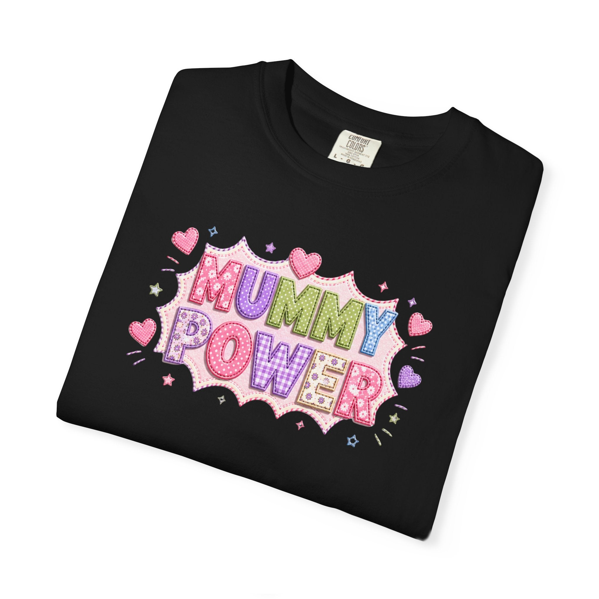Mummy Power T-Shirt — Cute Pink Heart Mother's Day Tee