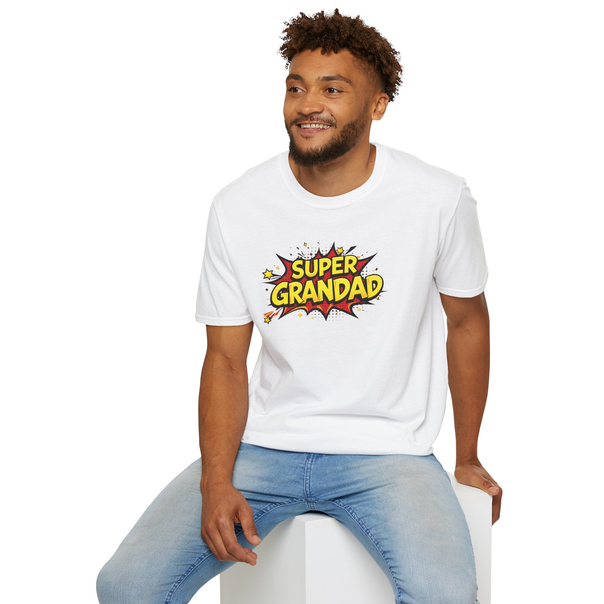 Super Grandad Comic-Style T-Shirt — Father’s Day Gift for Grandpa