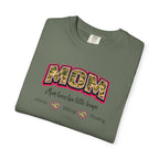 Mom Camo Graphic T-Shirt — "MOM Most Loved Her Little People" Floral Heart Tee