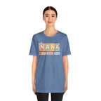 Nana Baby Blocks Tee — Personalized Grandmother Name Shirt