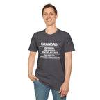Grandad Warning T-Shirt – "Unlimited Biscuit Access" Funny Grandpa Gift