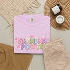 Grandma Power T-Shirt — Cute Heart Graphic Tee for Grandmothers