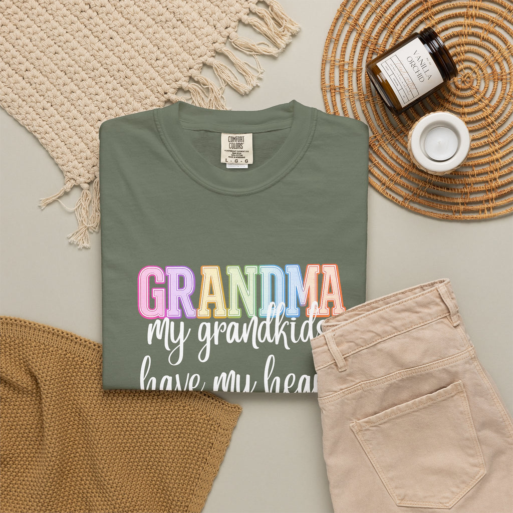 GRANDMA My Grandkids Have My Heart Tee