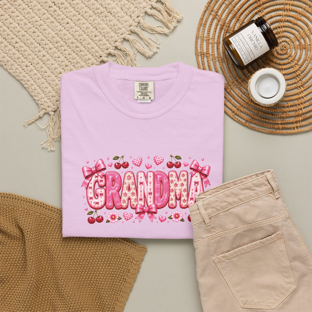 GRANDMA Floral Heart T-Shirt