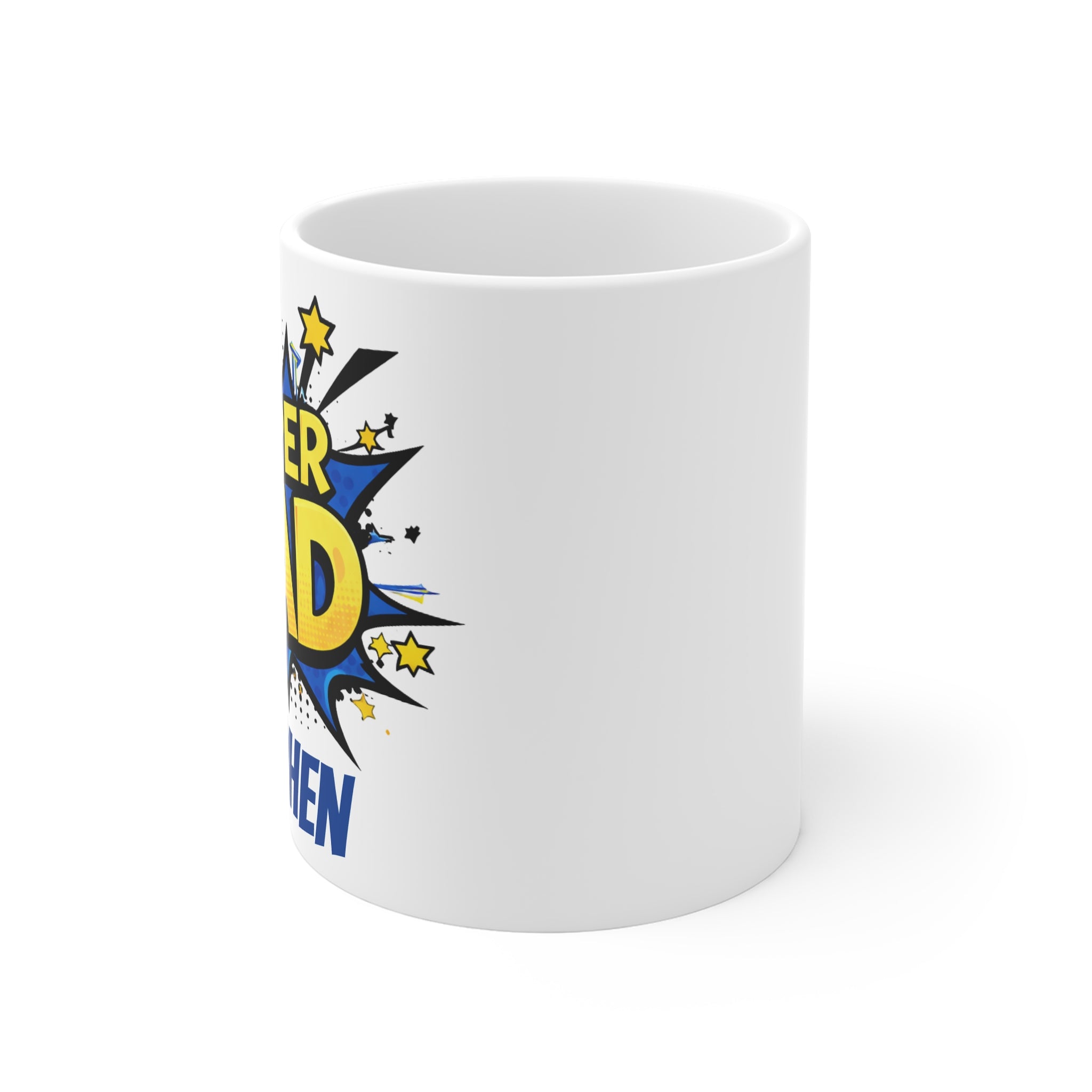 Super Dad Mug — Personalized "Stephen" Father's Day Coffee Cup
