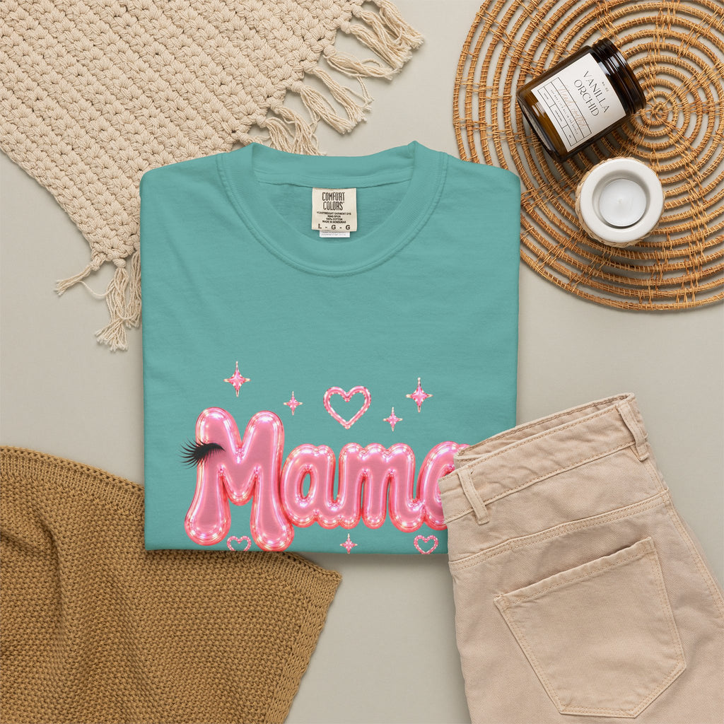 MAMA Pink Balloon Eyelashes T-Shirt