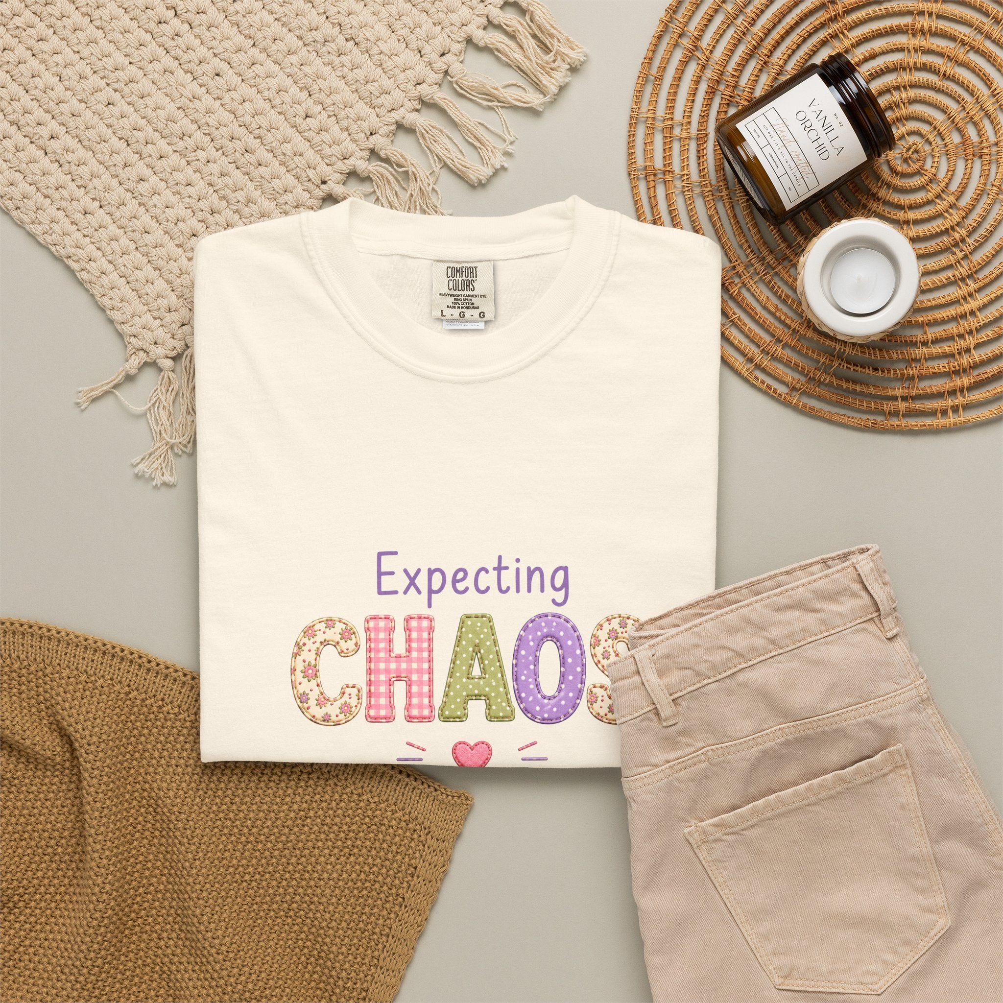 Expecting Chaos Maternity T-Shirt