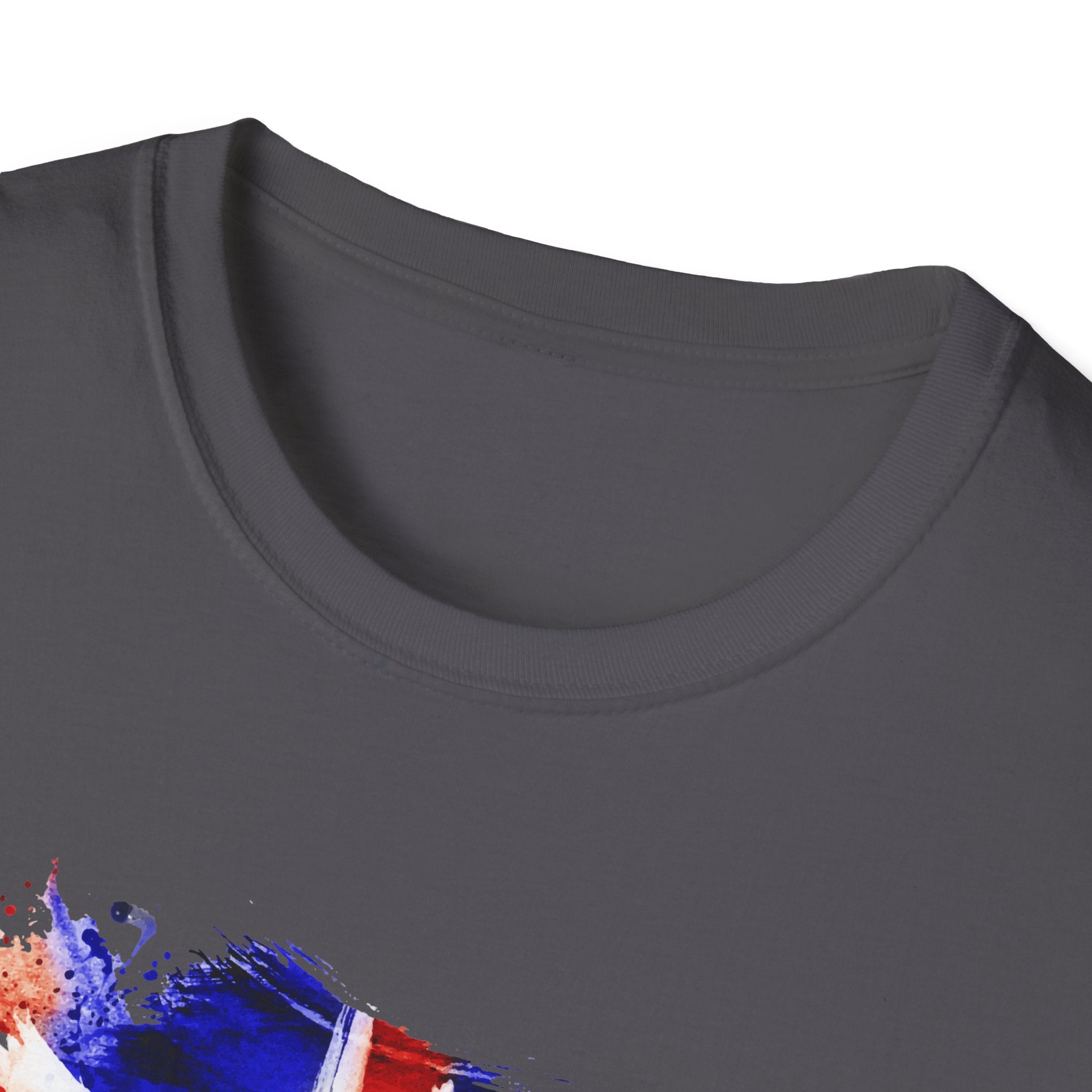 Union Jack Paint Brush UK Flag T-Shirt — British Pride Graphic Tee
