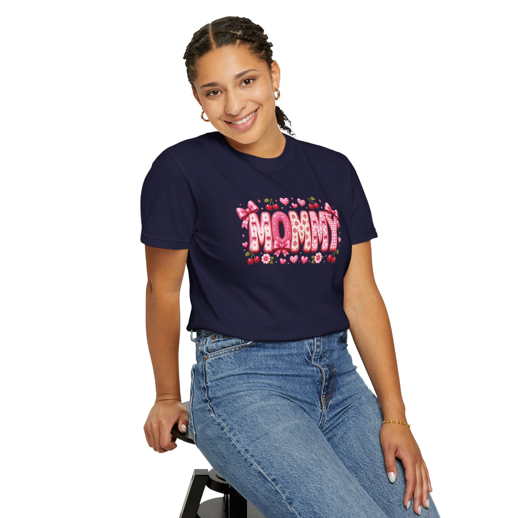 MOMMY Floral Heart T-Shirt