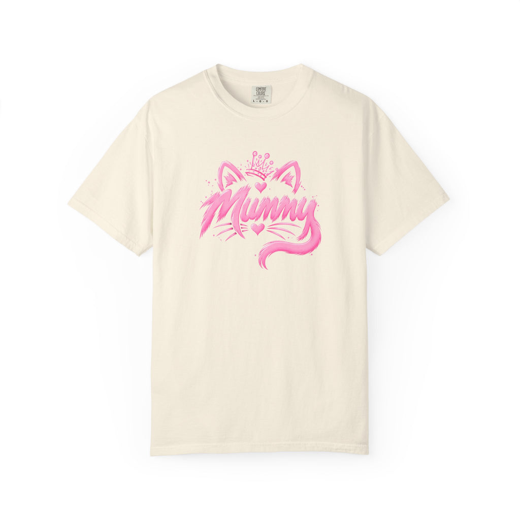 Mummy Cat Crown T‑Shirt