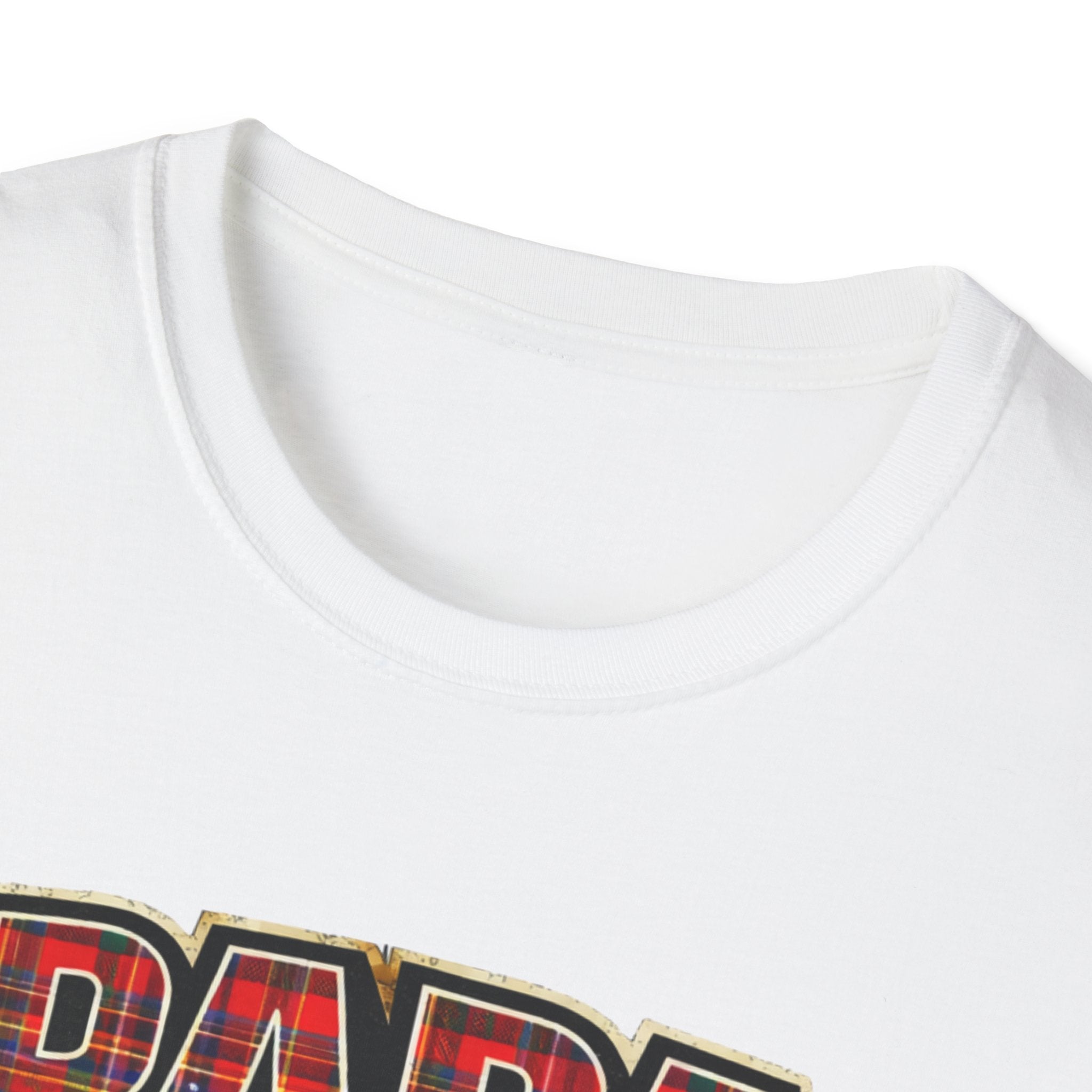 Papa Plaid T-Shirt – "Papa Loves his Little Clan" Grandfather Gift for Father's Day
