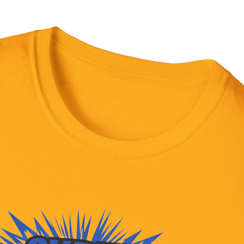 Super Grandpa Scotland Flag/Scottish themed T-Shirt — Retro Comic Father's Day Gift for Grandfathers