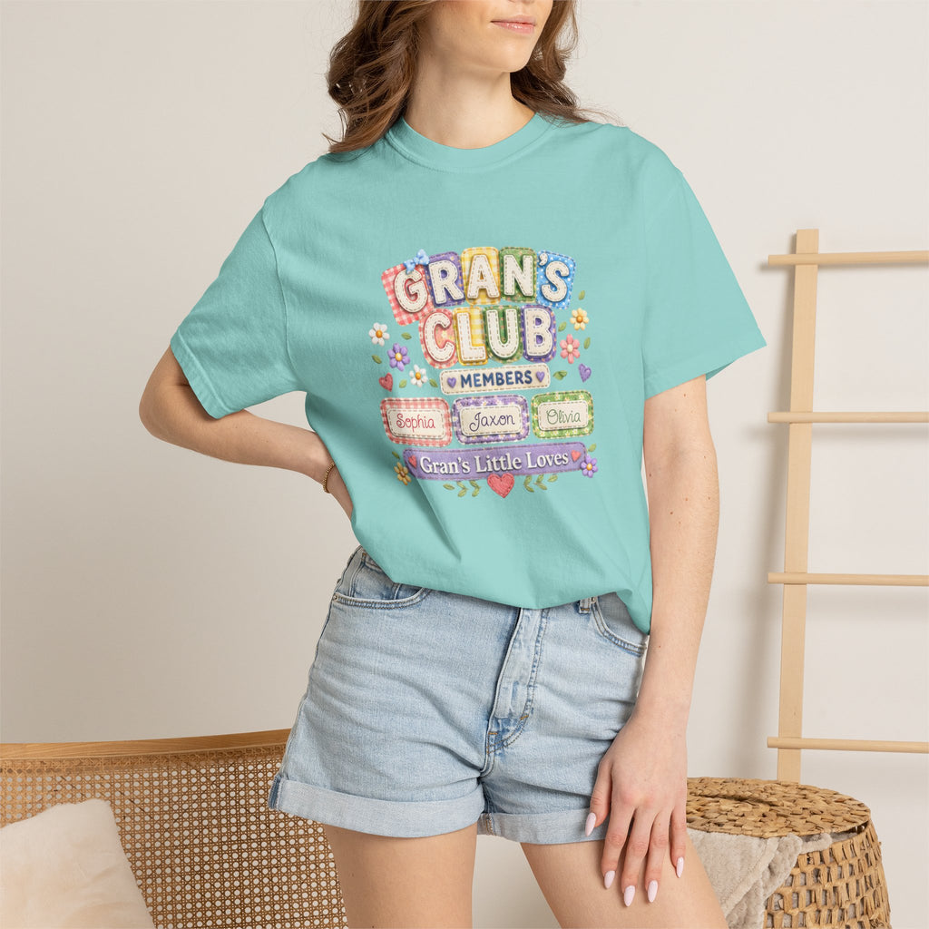 Grans Club T-Shirt – Personalized ‘Grans Club’ Family Names Tee