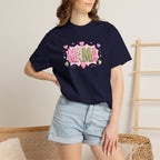 Mama Floral Heart T-Shirt — Cute Pink "MAMA" Mother's Day Tee