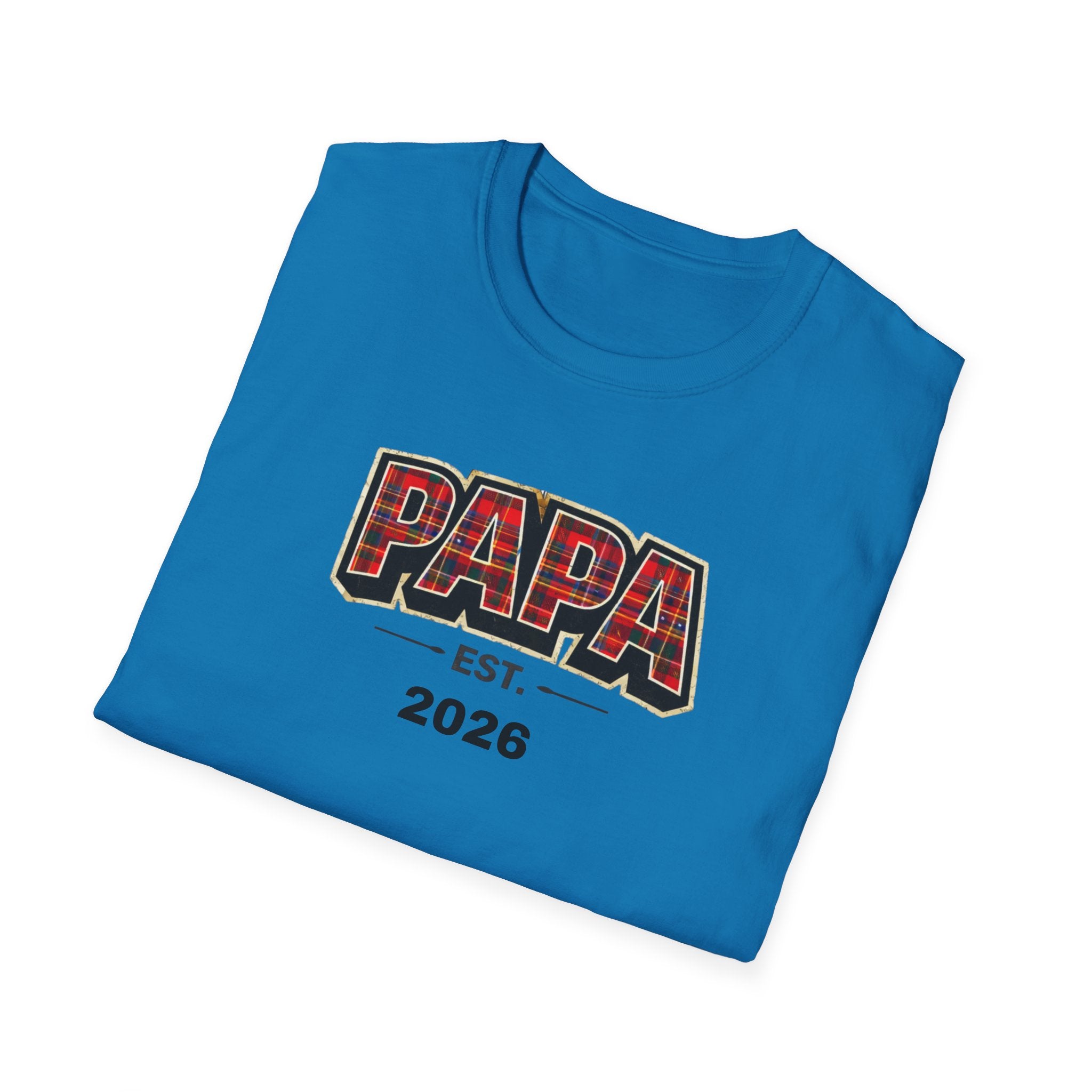 Papa Est. 2026 T-Shirt — New Dad Gift Tee