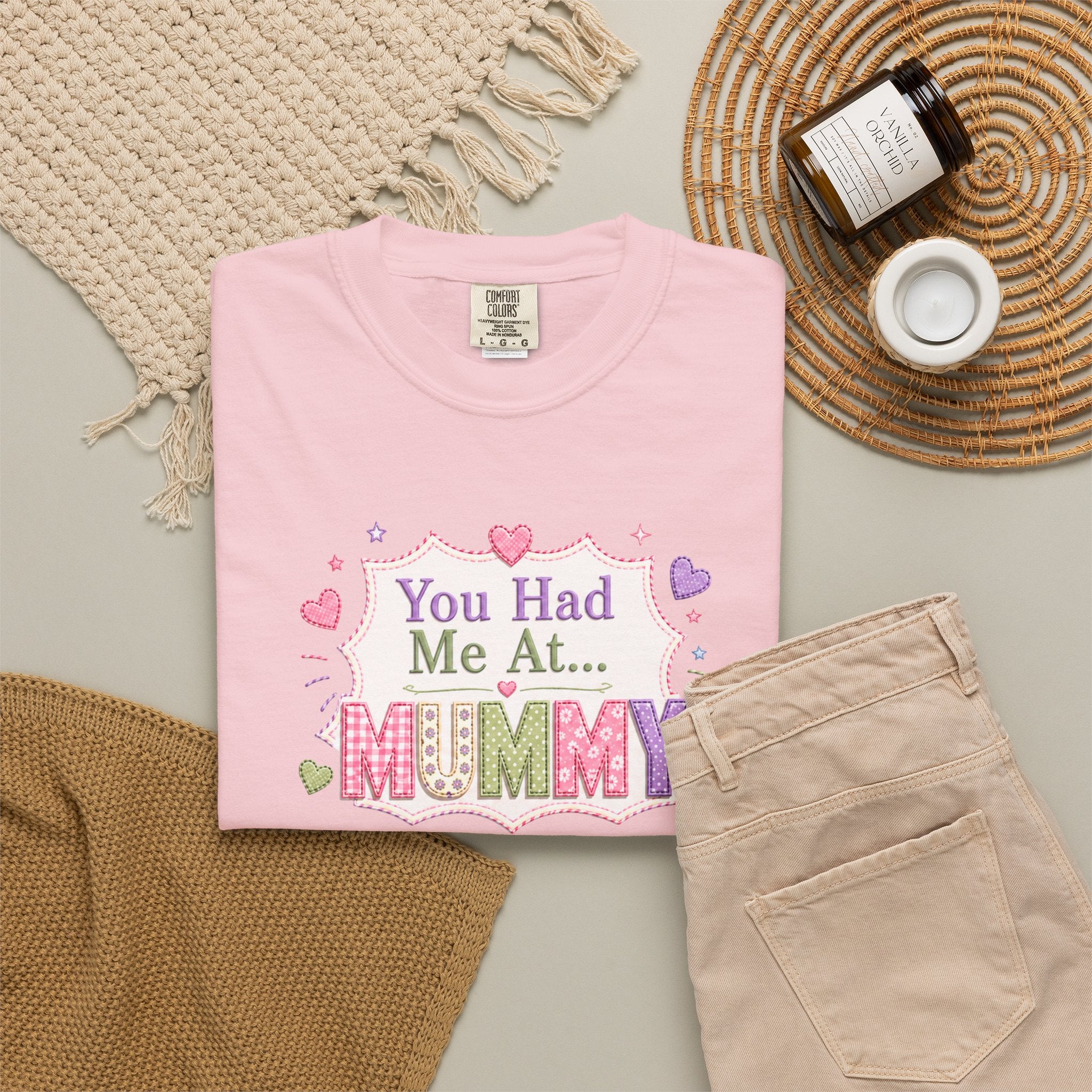 You Had Me At... Mummy T-Shirt — Cute Pink Kids/Parent Tee for New Mums, Mother's Day Gift