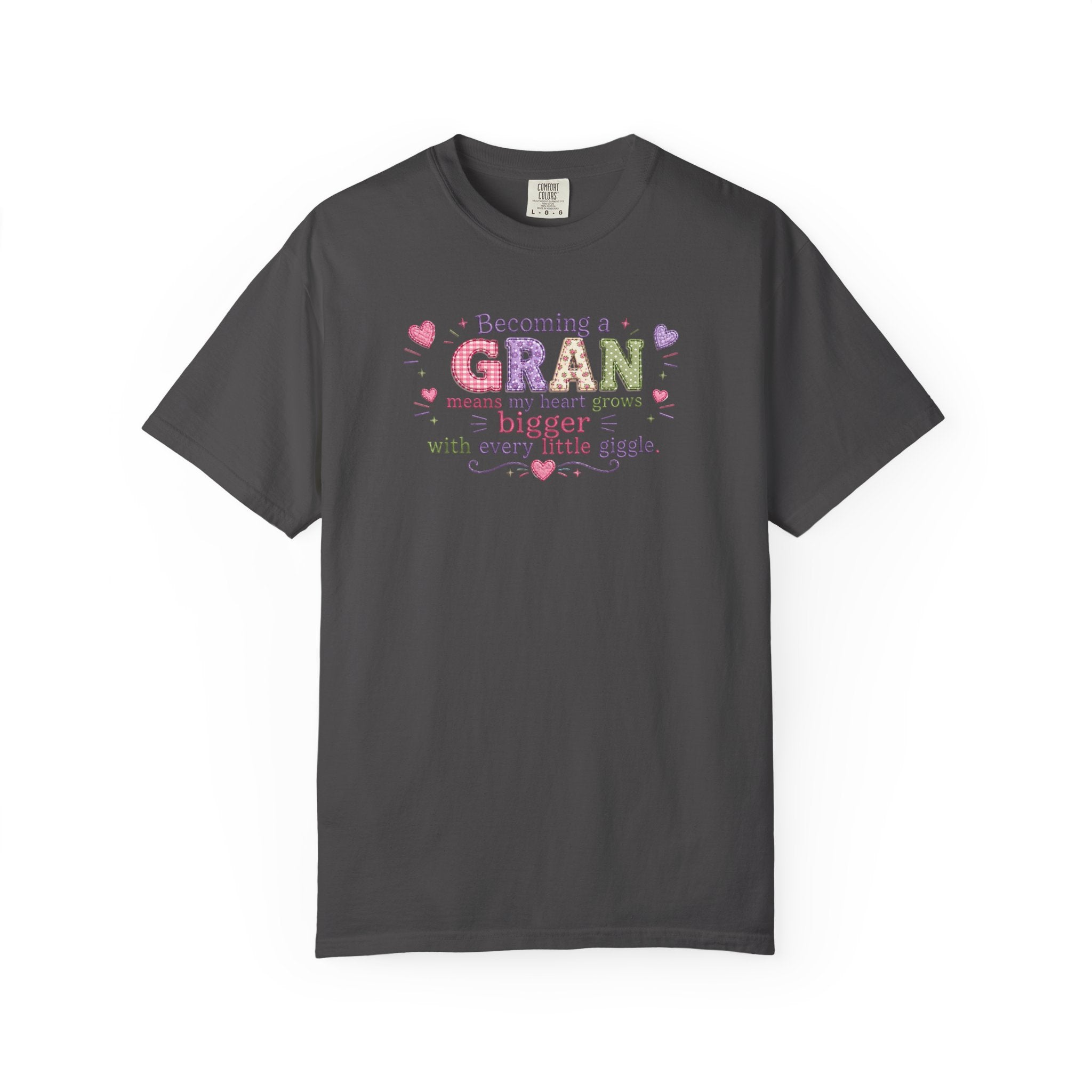 Heartfelt Gran T-Shirt - Becoming a Gran Means My Heart Grows Bigger