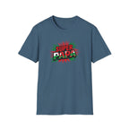 Super Papa Welsh Flag/ Wales themed Graphic T-Shirt — Father’s Day Comic-Style Dad Shirt