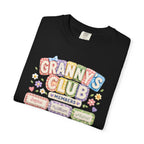 Granny's Club T-Shirt — Personalized Grandma Member Floral Tee