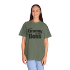 Granny Is the Boss T-Shirt – Funny Grandma Gift, Mother’s Day & Birthday Tee