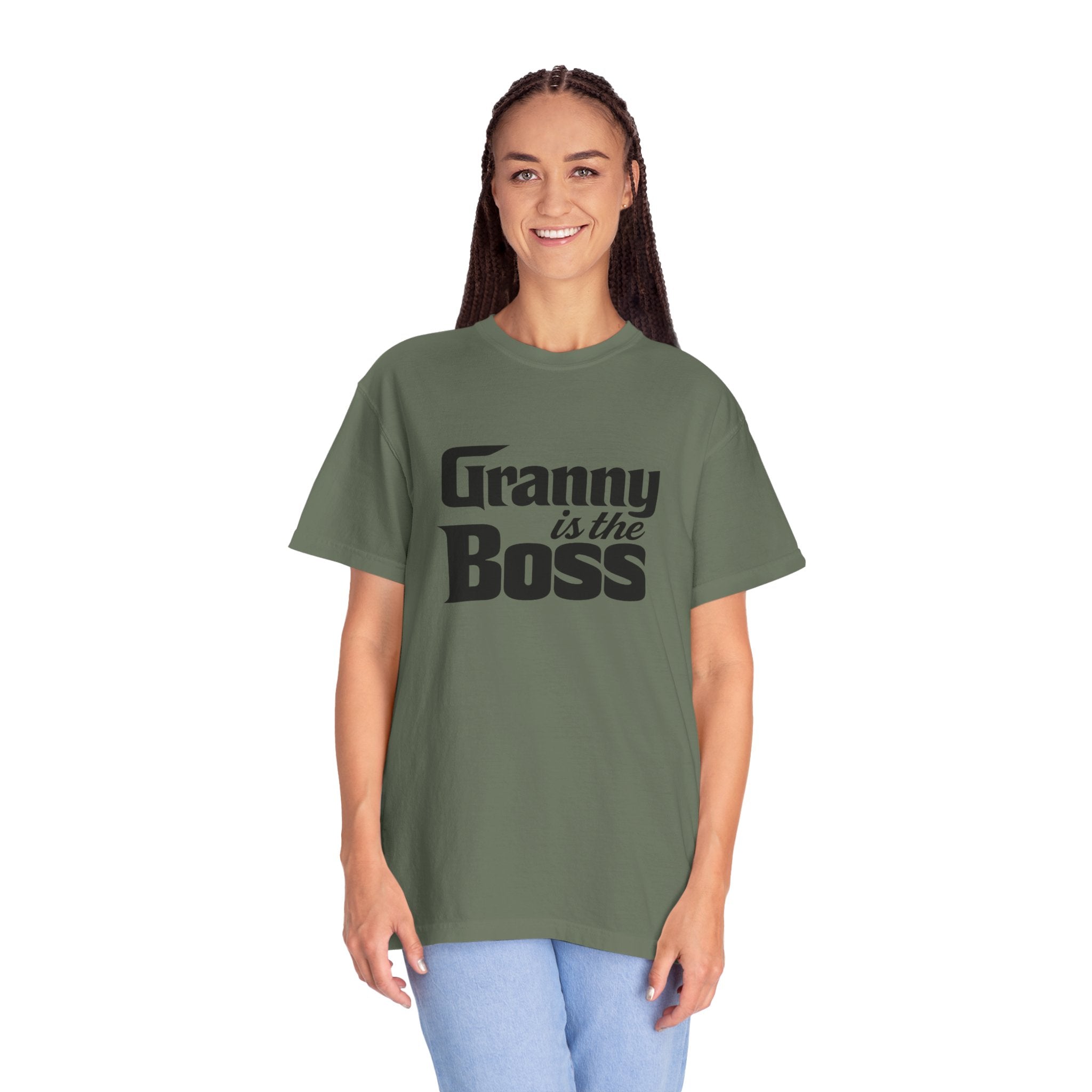 Granny Is the Boss T-Shirt – Funny Grandma Gift, Mother’s Day & Birthday Tee