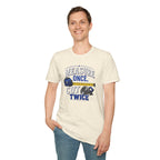T-Shirt — "Measure Once, Cut Twice" Carpenter Tape Measure Design