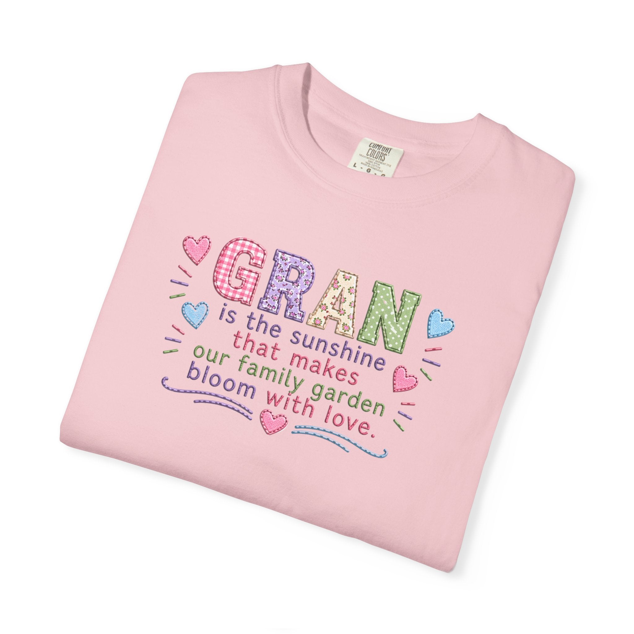 Grandma Floral T-Shirt — "GRAN is the sunshine that makes our family garden bloom with love"