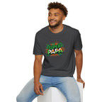 Super Papa Ireland Flag/Irish themed T-Shirt – Comic-Style Father’s Day Tee