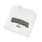 Grandpa T-Shirt – Camo 'Grandpa' Design with EST. 2026 – New Grandpa Gift