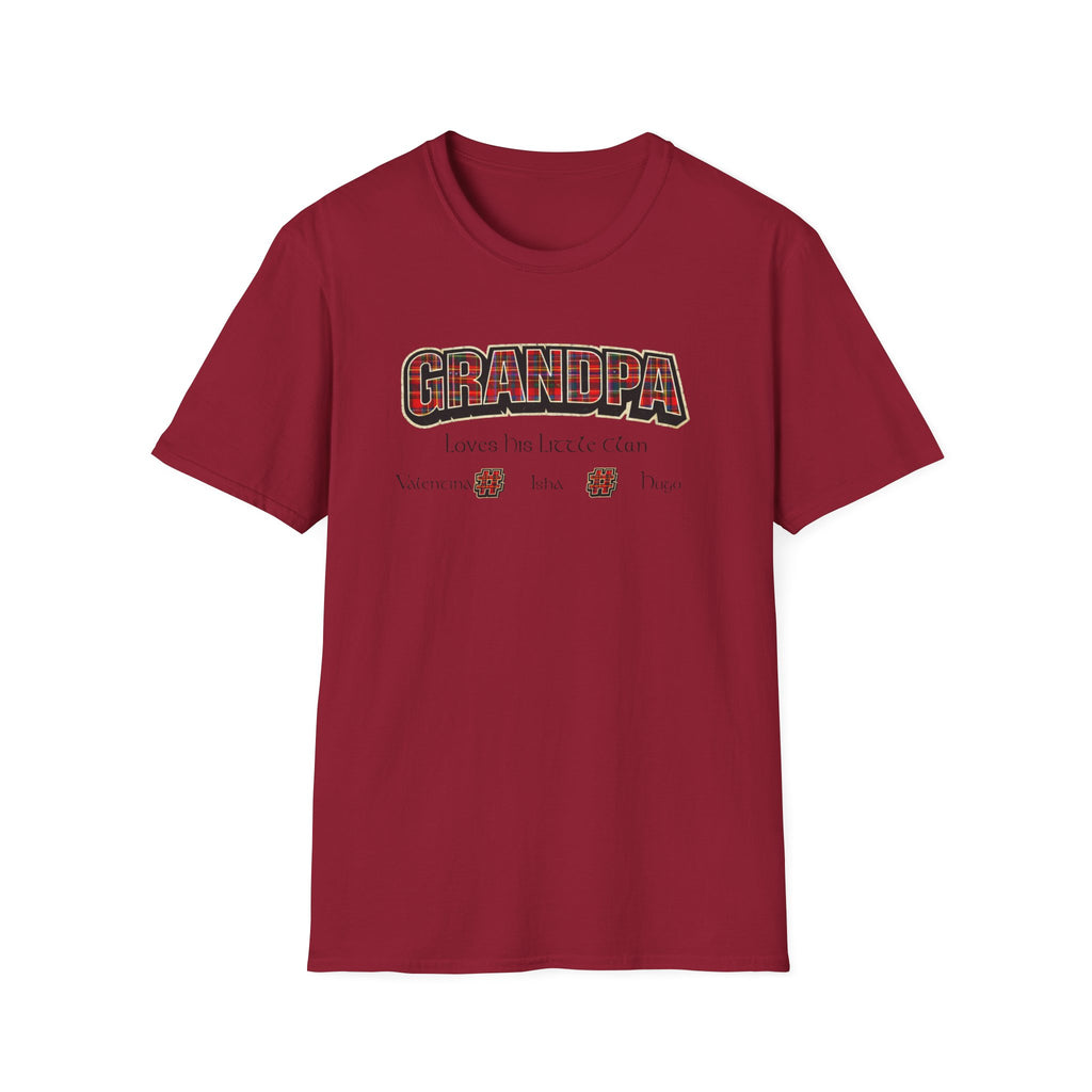 Grandpa Loves His Little Clan T-Shirt — Funny Father's Day Gift for Beer-Loving Grandpa