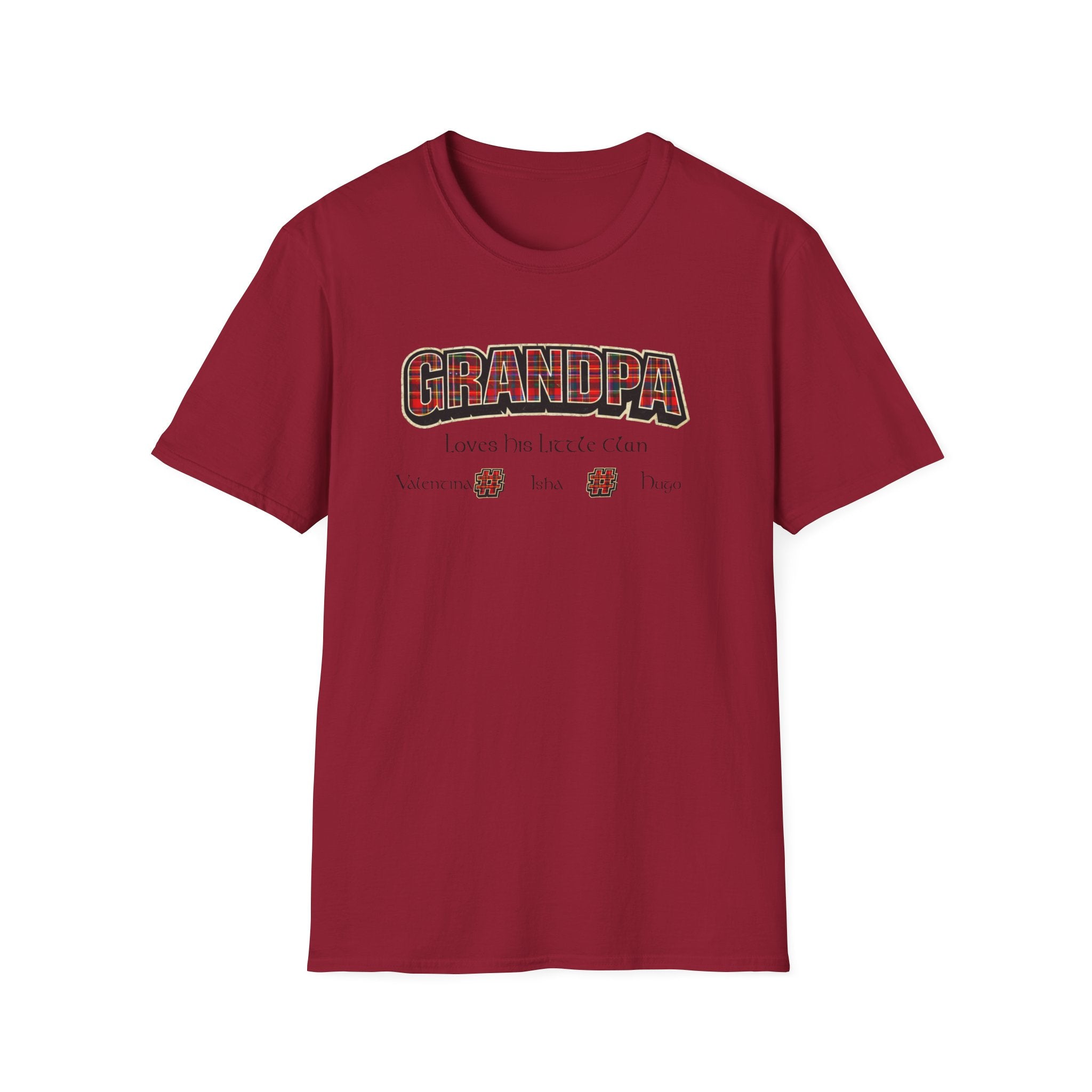 Grandpa Loves His Little Clan T-Shirt — Funny Father's Day Gift for Beer-Loving Grandpa