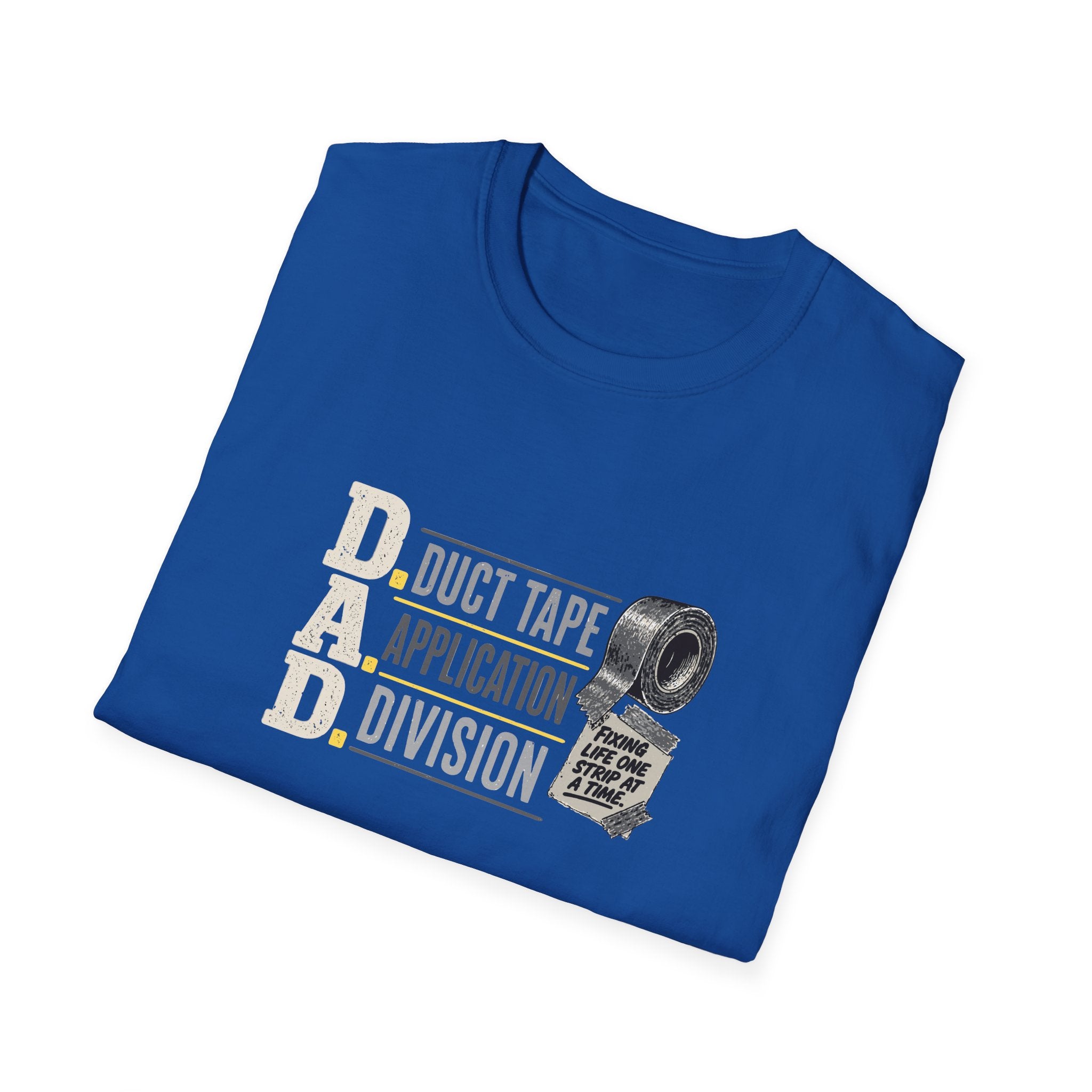 D.A.D. Duct Tape Application Division T-Shirt — Funny DIY Repair Tee