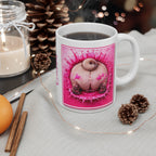 Pug Mug – "I Puggin' Woof You!" Personalized Pet Coffee Cup