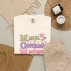 Mom Overload T-Shirt — "Mess, Overload, Mother Love" Cute Mom Graphic Tee