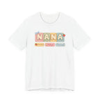 Nana Baby Blocks Tee — Personalized Grandmother Name Shirt